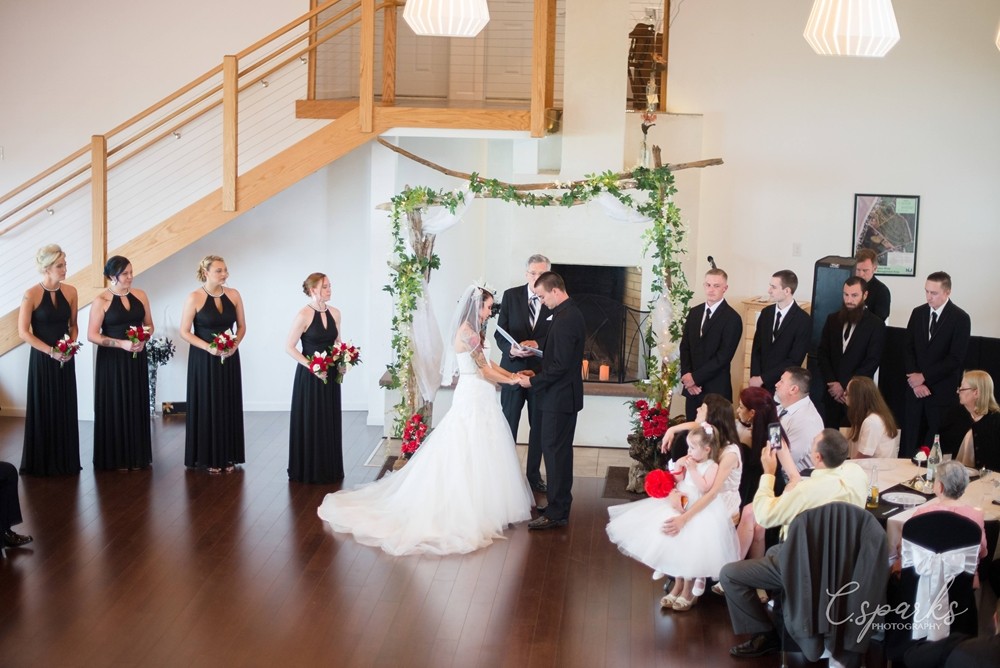 Wedding inside of the Inn